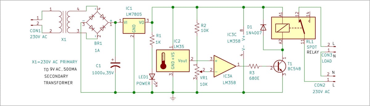 Fig. 2: Circuit diagram of the switch